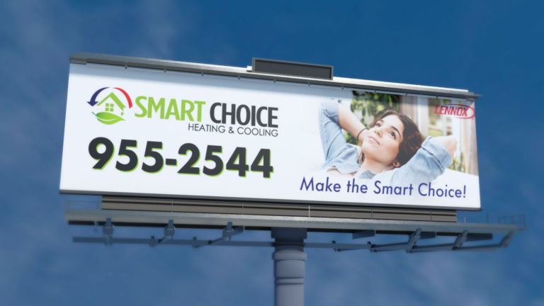 smart choice a-c billboard